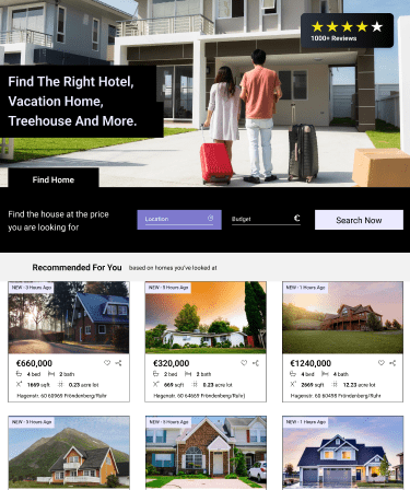 Real estate web service