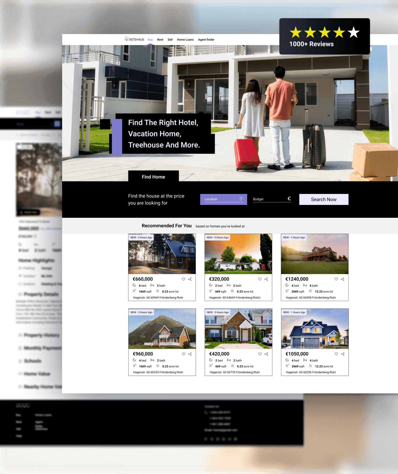 Real estate web service
