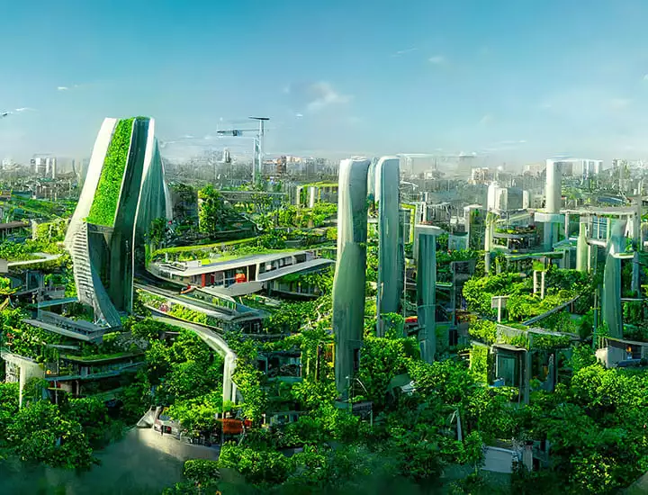 Green buildings 